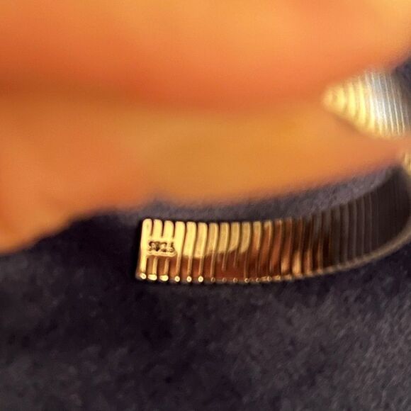 The Minimalist Cuff Bracelet in 925 open, adjustable unisex - Picture 11 of 12